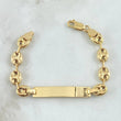 Pulso GC Placa Rectangular 7.8gr / 14cm / 7mm Liso Oro Amarillo 18K