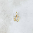 Dije Mariposa  0.4gr / 1.4cm / Silueta Lisa Oro Amarillo 18K