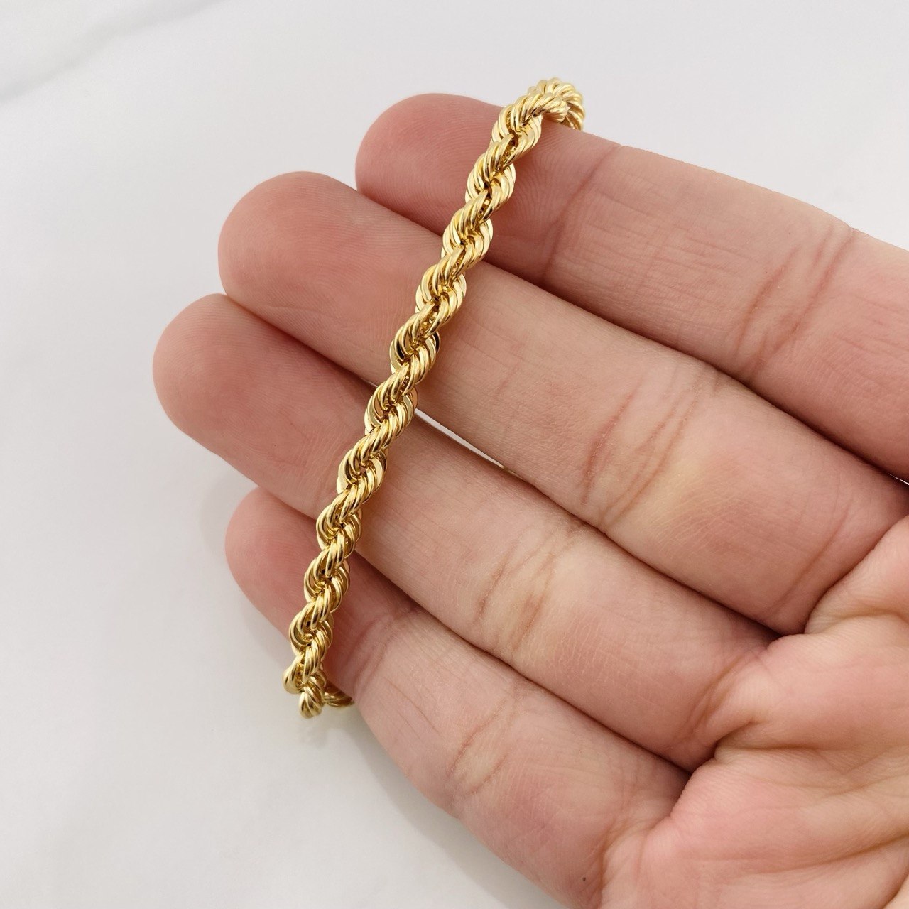 Pulso Lazo 5.2g / 7 3/4 in / 3.3mm Oro Amarillo 18K