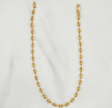 Tobillera Gc 2.85 g / 9 3/4 in / 3.2 mm Oro Amarillo 18K