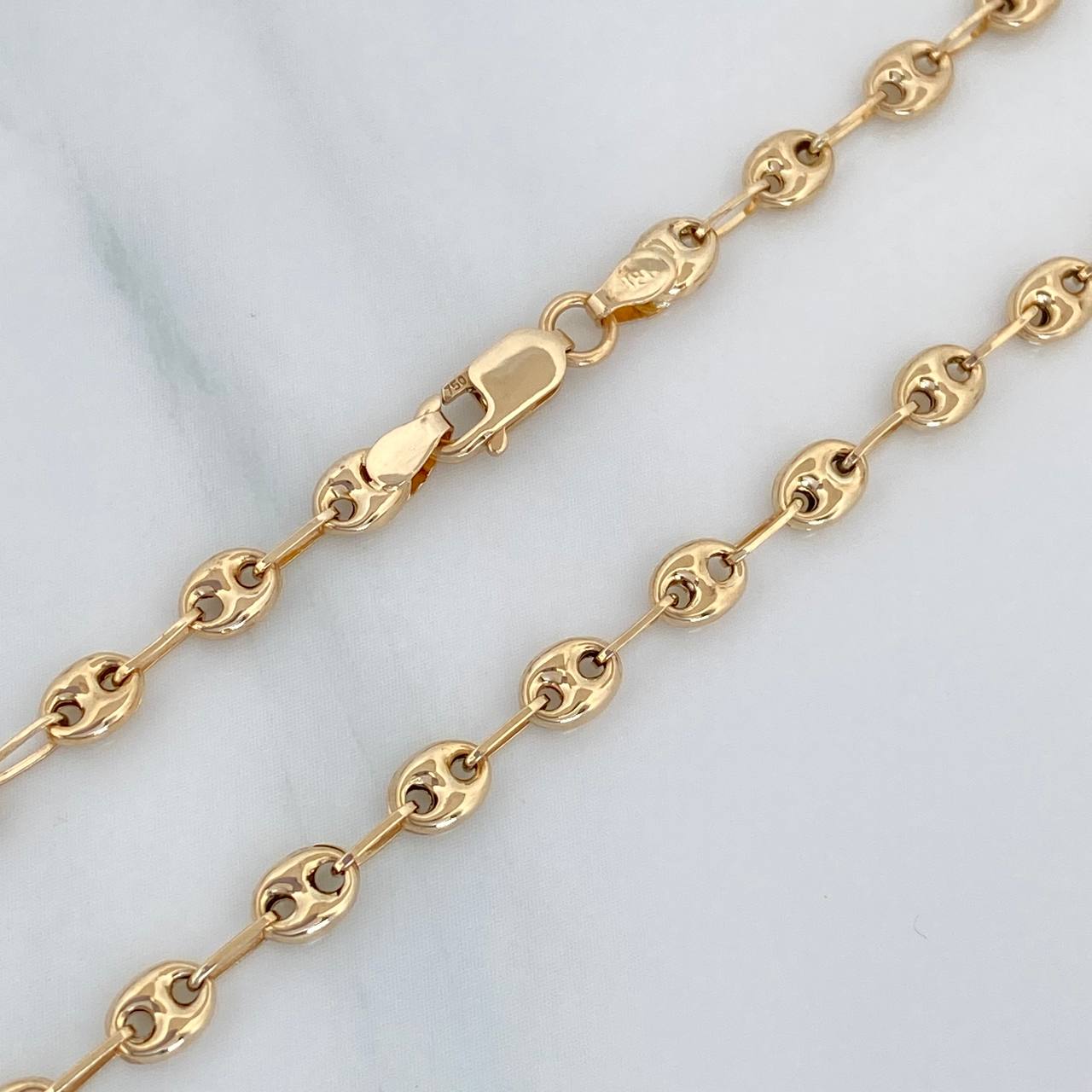 Tobillera Gc 3 g / 10 in / 3.62 mm Oro Amarillo 18K