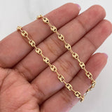 Tobillera Gc 3 g / 10 in / 3.62 mm Oro Amarillo 18K