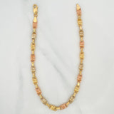 Rustic Screw Anklet 6.75 g / 10 1/4 in / 5.21 mm Three Golds 18K