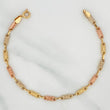 Rustic Tribal Bracelet 3.35 g / 7 3/4 in / 3.57 mm Three Golds 18K