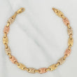 Rustic Bracelet Crown 5.55 g / 8 1/4 in / 5.75 mm Three Golds 18K