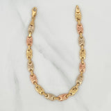 Rustic Bracelet Crown 5.55 g / 8 1/4 in / 5.75 mm Three Golds 18K