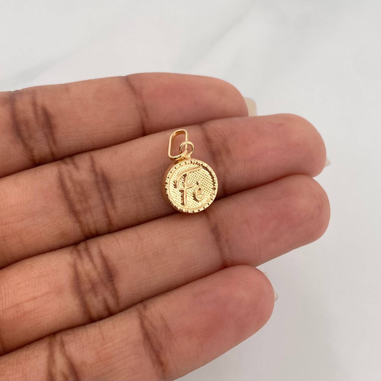 Pendant Faith 0.65 g / 3/4 in Yellow Gold 18K