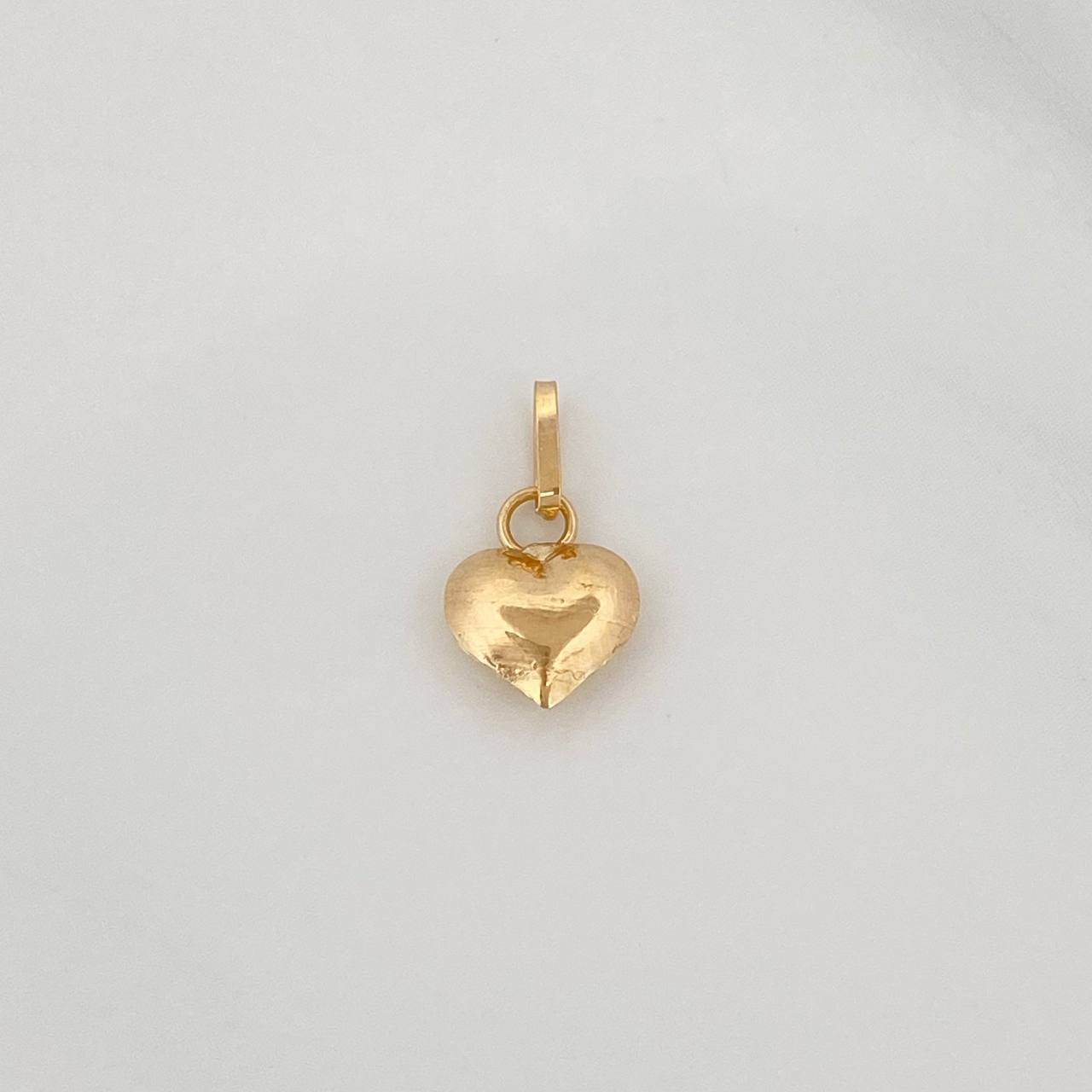 Dije Corazon 0.25 g / 1/2 in Oro Amarillo 18K