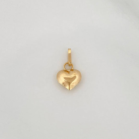 Dije Corazon 0.25 g / 1/2 in Oro Amarillo 18K