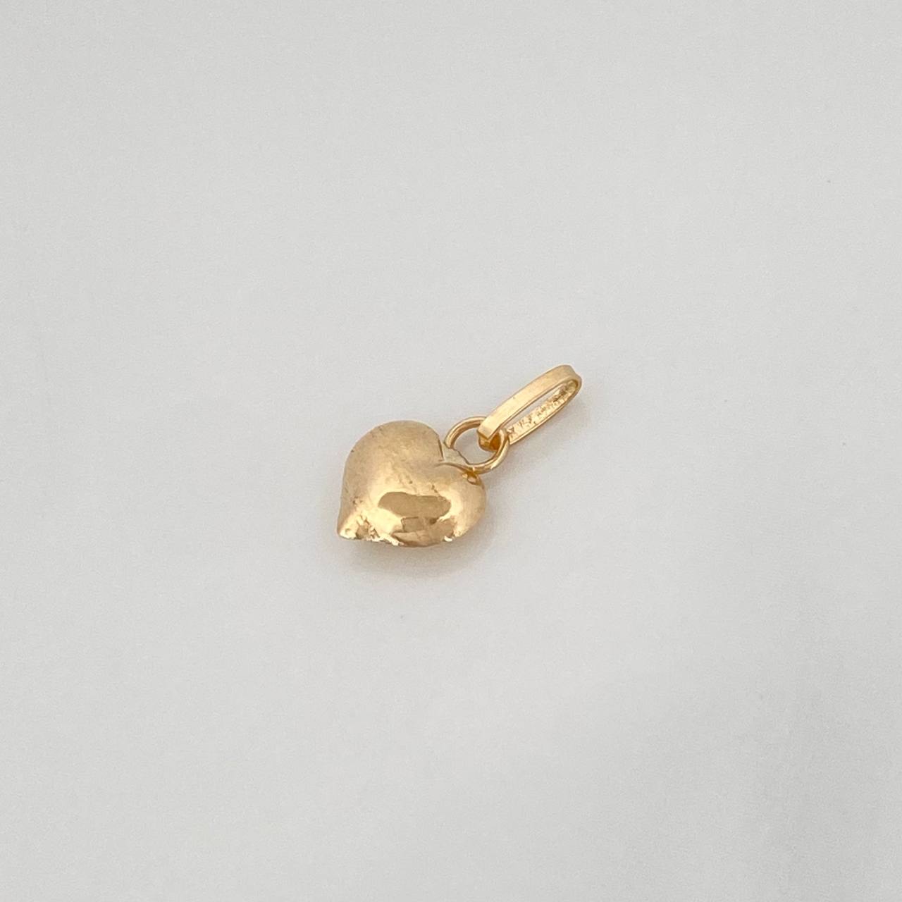 Dije Corazon 0.25 g / 1/2 in Oro Amarillo 18K