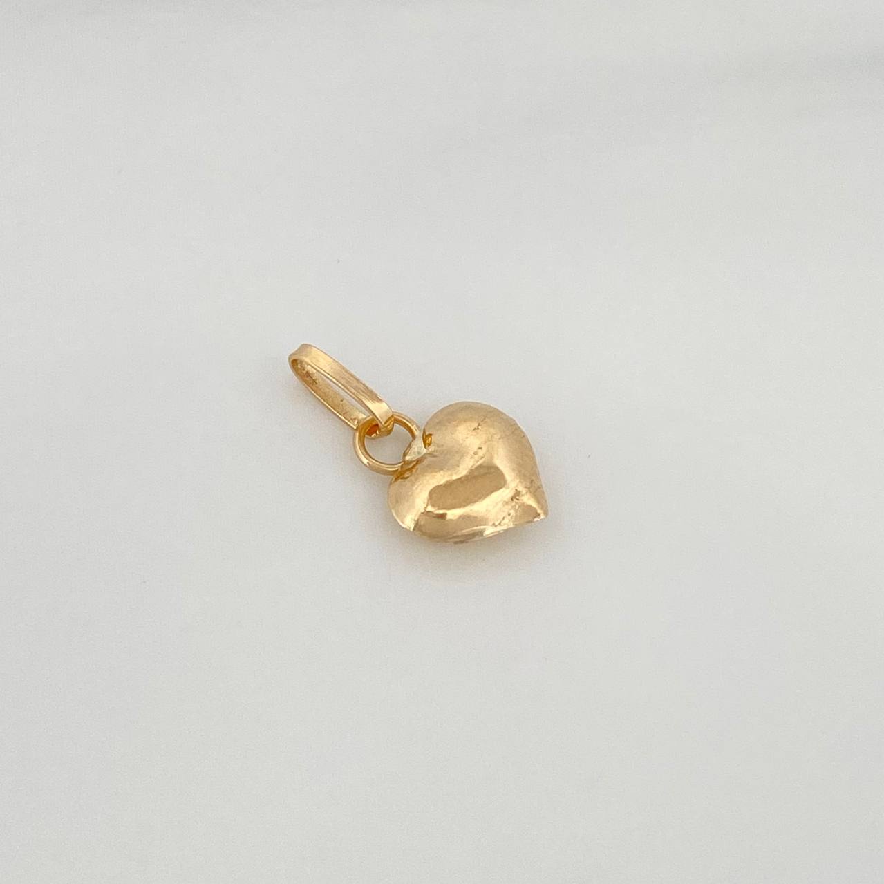 Dije Corazon 0.25 g / 1/2 in Oro Amarillo 18K