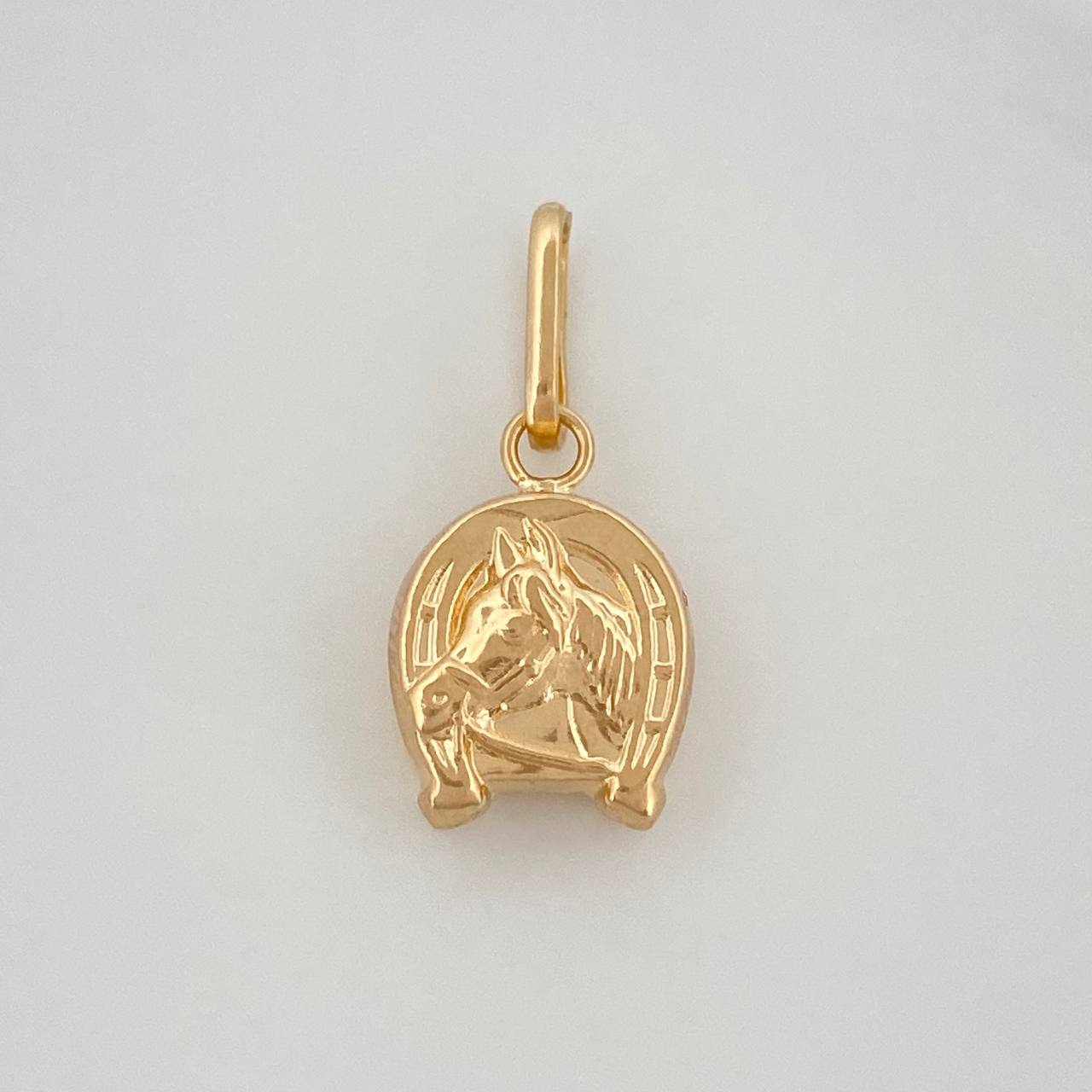 Dije Herradura Caballo 0.65 g / 3/4 in Oro Amarillo 18K