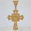 Dije Cruz Cristo 13.5 g / 2 1/2 in Oro Amarillo 18K