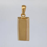 Dije Lingote 4.1 g / 1 1/4 in Oro Amarillo 18K