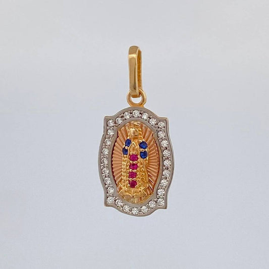 Dije Virgen Guadalupe 2.15 g / 1 in Tres Oros 18K