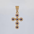 Pendant Dense Cross 1.9 g / 1 in Yellow Gold 18K