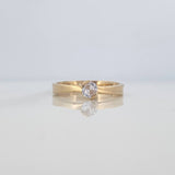 Solitaire Ring 2.75 g / T6 3/4 Yellow Gold 18K