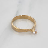 Solitaire Ring 2.75 g / T6 3/4 Yellow Gold 18K