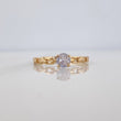 Solitaire Link Ring 1.5 g / T7 Yellow Gold 18K