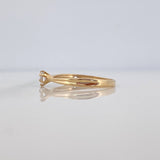 1.35 g Solitaire Ring / T6 18K Yellow Gold