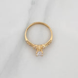 Solitaire Ring Churumbela 2.05 g / T6 1/2 Yellow Gold 18K
