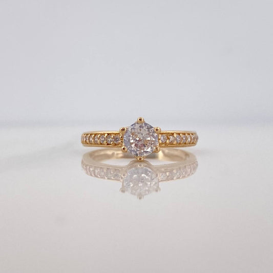 Solitaire Ring Churumbela 2.8 g / T6 Yellow Gold 18K
