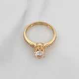 Solitaire Ring Churumbela 2.8 g / T6 Yellow Gold 18K