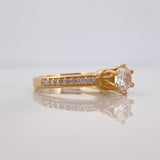 Solitaire Ring Churumbela 2.8 g / T6 Yellow Gold 18K