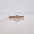 Solitaire Ring Churumbela 1.35 g / T5 1/2 Yellow Gold 18K