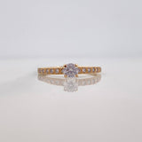 Solitaire Ring Churumbela 1.35 g / T5 1/2 Yellow Gold 18K