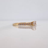 Solitaire Ring Churumbela 1.35 g / T5 1/2 Yellow Gold 18K