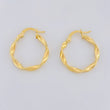 Candongas Asby 1.25g / 2.1cm Oro Amarillo 18K