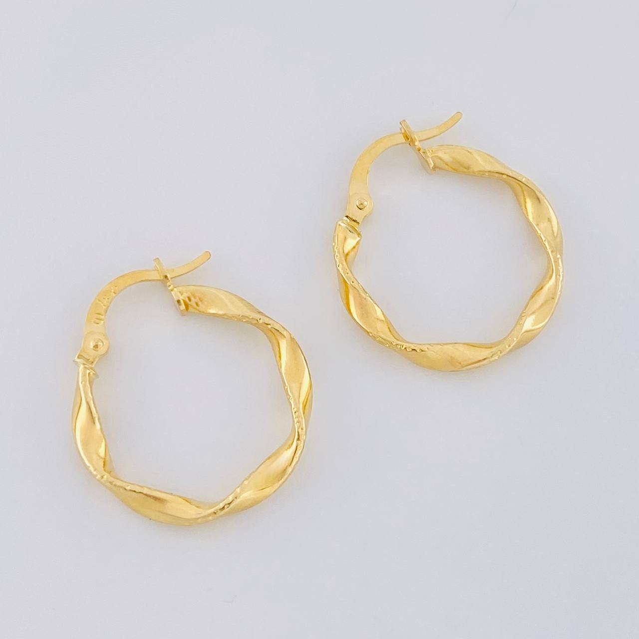Candongas Asby 1.25g / 2.1cm Oro Amarillo 18K