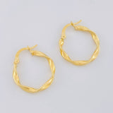 Candongas Asby 1.25g / 2.1cm Oro Amarillo 18K