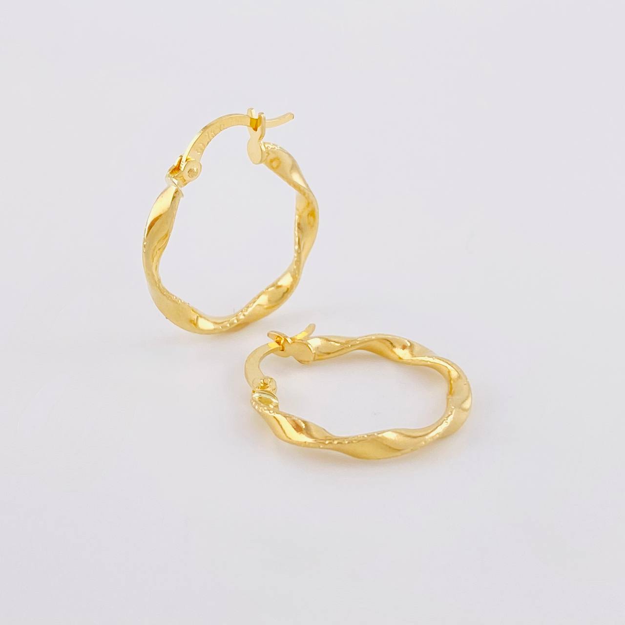 Candongas Asby 1.25g / 2.1cm Oro Amarillo 18K
