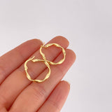 Candongas Asby 1.25g / 2.1cm Oro Amarillo 18K