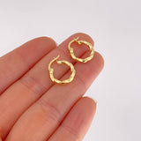 Candongas Kari 1.05g / 3/4 in Oro Amarillo 18K