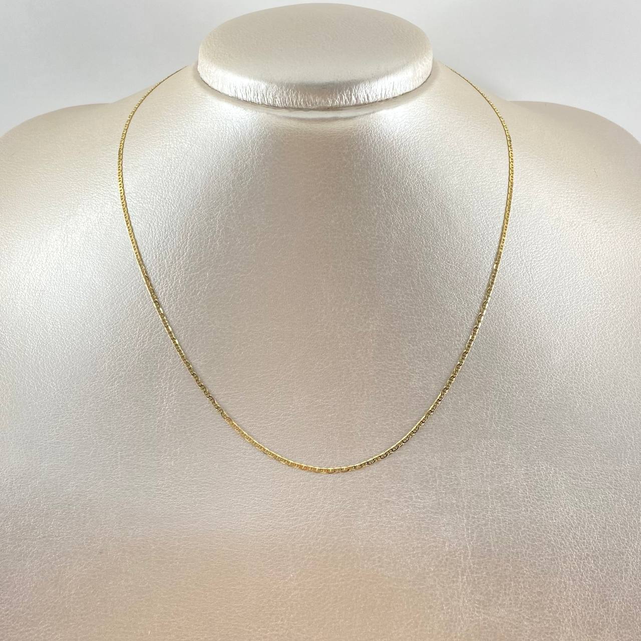 Cadena Plana 1.75gr / 45cm- +3 Oro 18K
