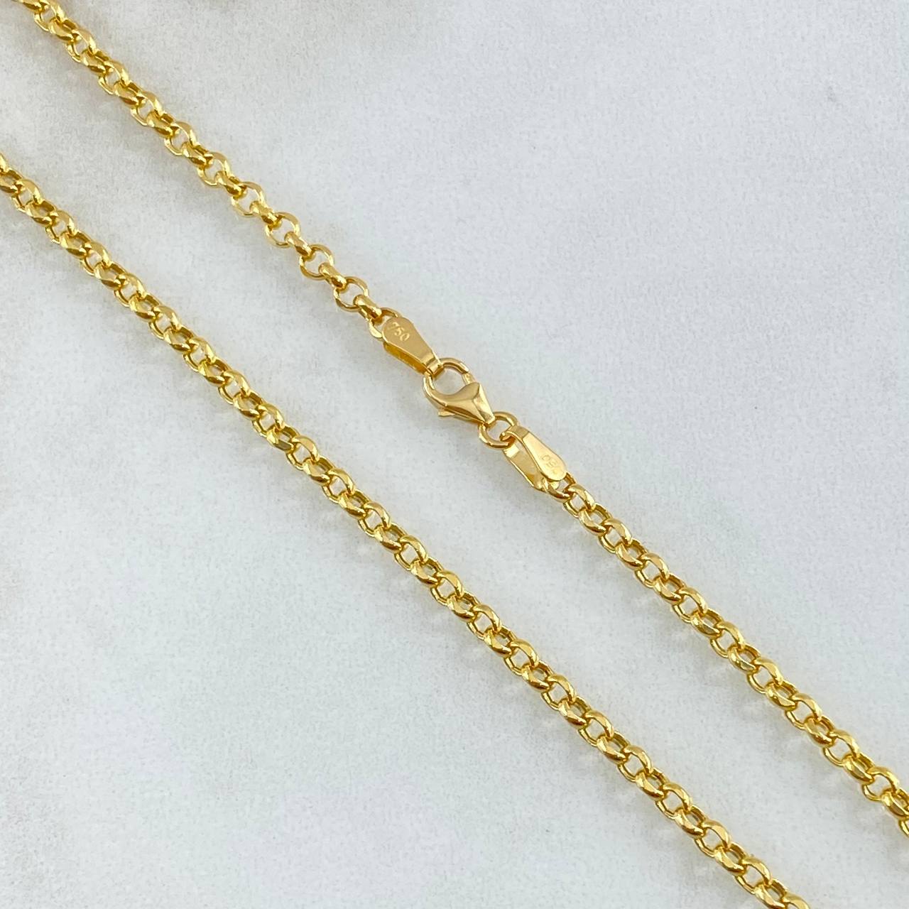 Rolo Chain 6.25gr / 60cm / 2.2mm Yellow Gold +3 18K ©