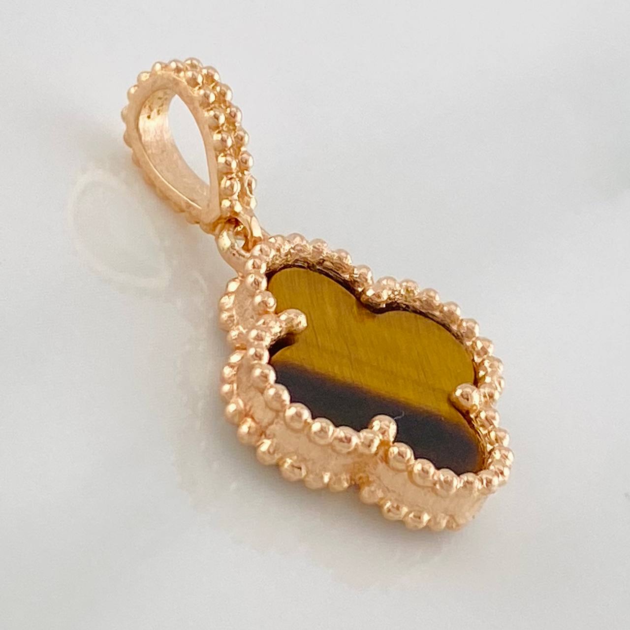 Dije Trebol 2.8g / 1 in Oro Rosa 18K