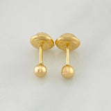 Topos Bola 0.5g / in / 3mm Oro Amarillo 18K