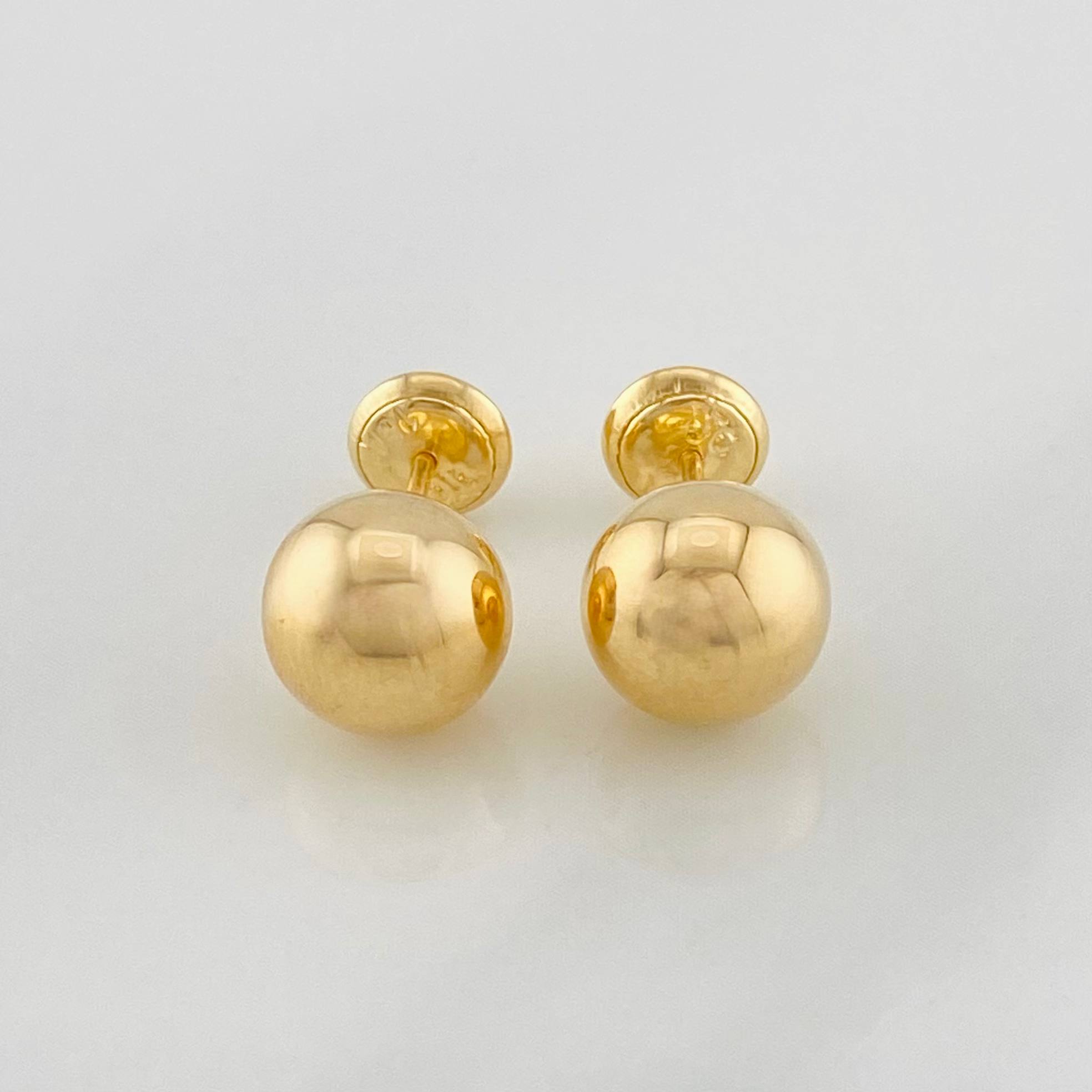 Topos Bola 0.9g / in / 8mm Oro Amarillo 18K