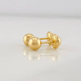 Topos Bola 0.6g / in / 5mm Oro Amarillo 18K