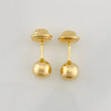 Topos Bola 0.6g / in / 5mm Oro Amarillo 18K