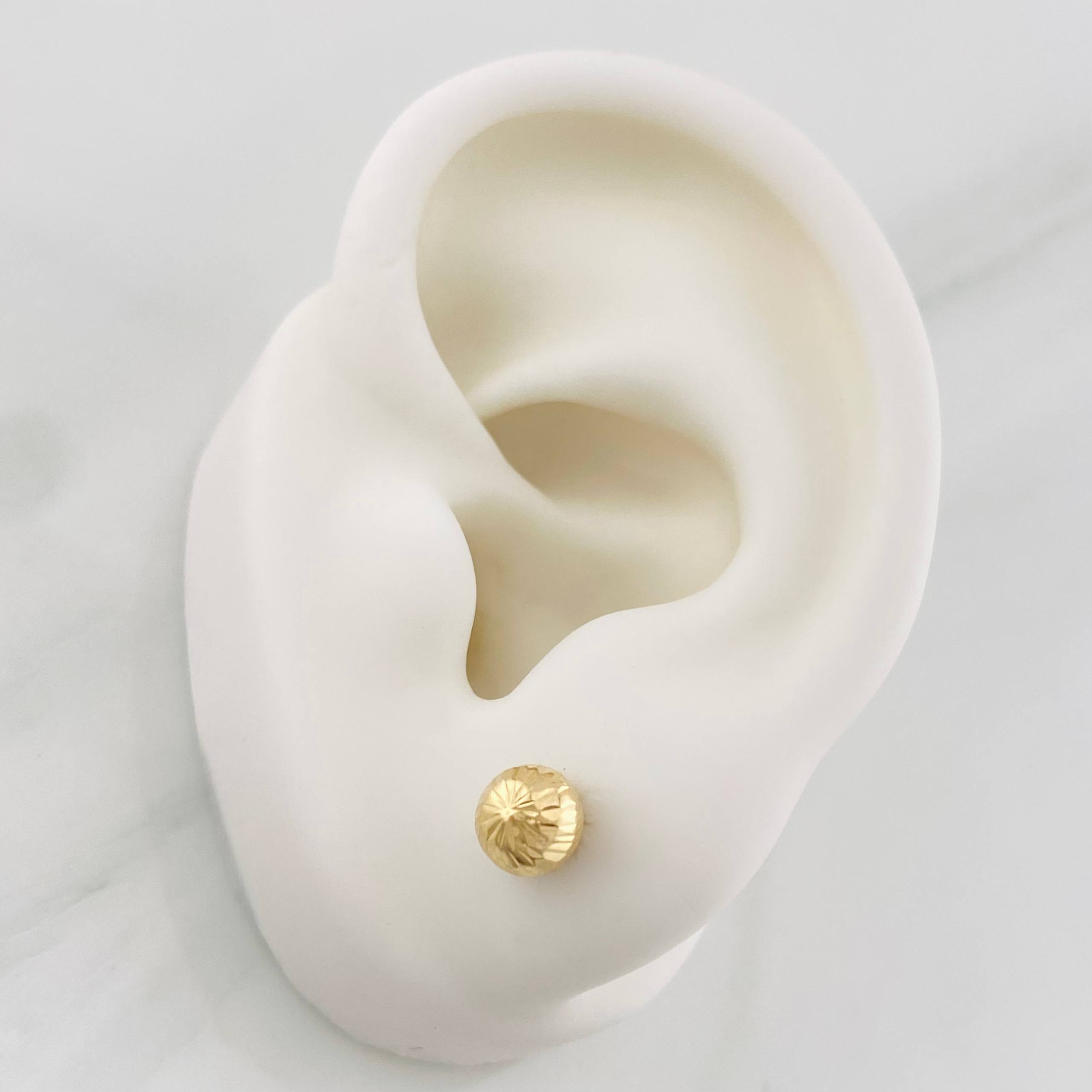 Topos Bola 0.85g / in / 6mm Oro Amarillo 18K