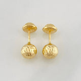 Topos Bola 0.85g / in / 6mm Oro Amarillo 18K