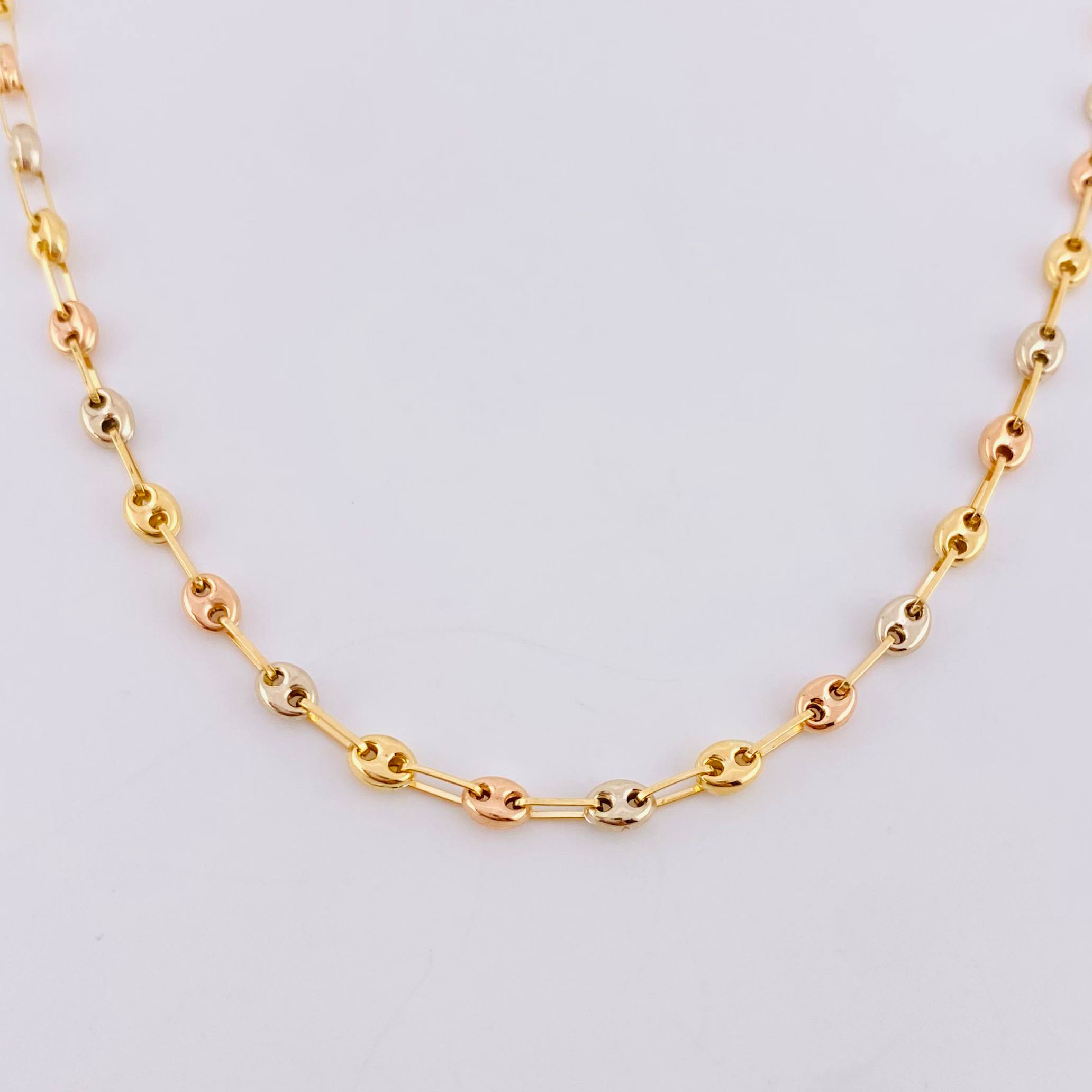 Cadena GC 4.35g / 16 in / 3.2mm Tres Oros 18K