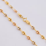 Cadena GC 4.45g / 18 in / 3.2mm Tres Oros 18K