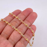 GC Chain 4.4g / 18 in / 3.2mm Three Golds 18K