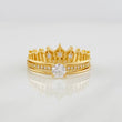 Anillo Solitario Corona 4.5g / T7 1/4 Oro Amarillo 18K